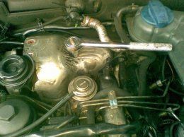 24102011002 Take the turbo heat shield off 10mm socket