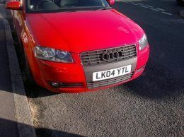 Chipped Black Matte Front Grille