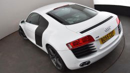 BO55CEF used AUDI R8 COUPE 4 2 FSI 430 Quattro 2dr Petrol Manual WHITE 2012 highlights HH L 22