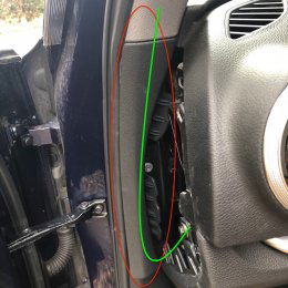 A pillar bottom trim