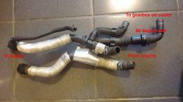 Edit gearbox oil cooler piping
