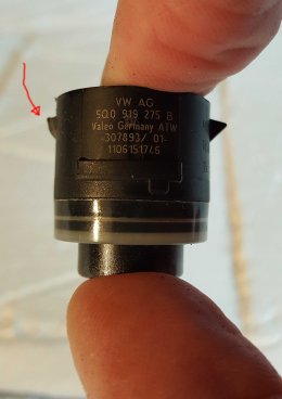 Sensor clip shape