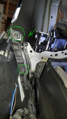 Front wing edge bolts