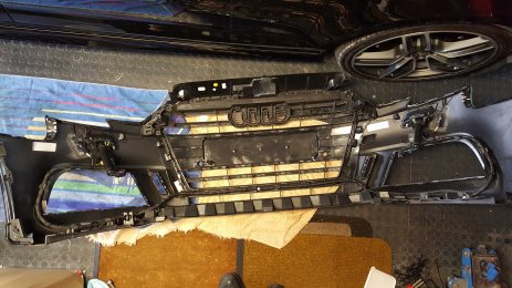 Finished except centre sensors