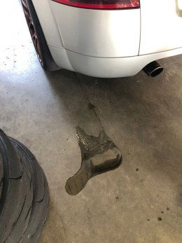 Brake fluid leak