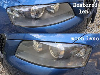 Audi A3 headlight Sylvania kit 01