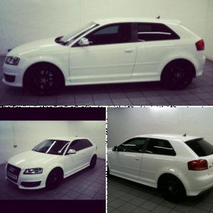 Audi S3 S-Tronic Ibis White Black Optics Pack