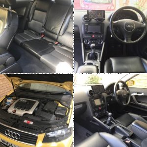 Audi A3 Yellow 2004
