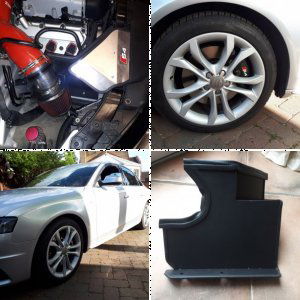 B8 S4 Custom intake/heatshield