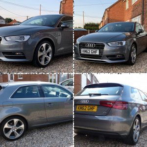 Detailed A3 8v Monsoon Grey