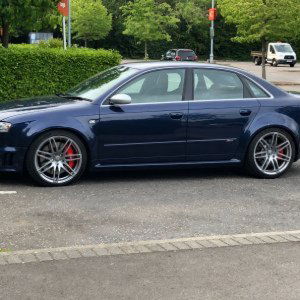 Mugello blue RS4 B7 saloon