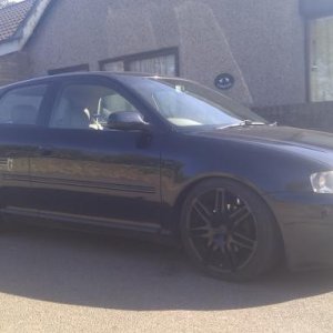 just after new coilovers fitted