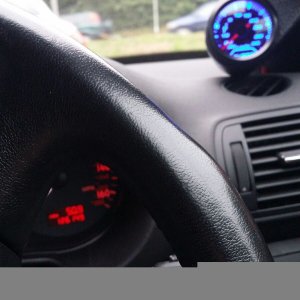 Boost gauge fitted