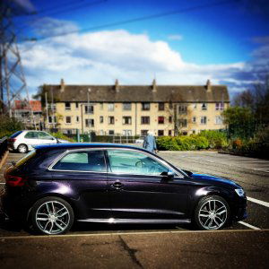 Getting it's purple on...