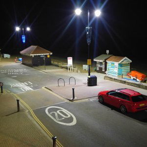 Isle of Wight at night