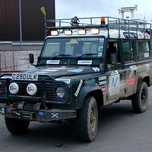 My V8 County Landrover - properly dressed