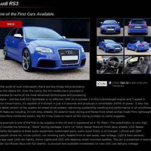 Sales advert 2011