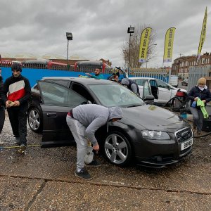 Getting washed