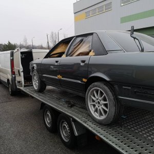 Audi 200 freshly painted